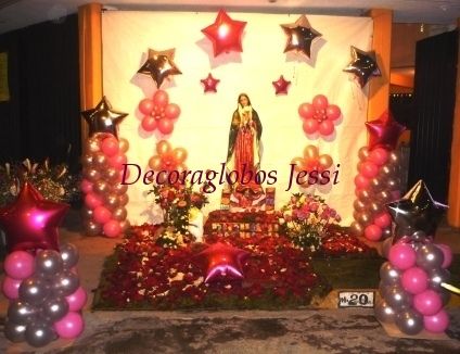 Decoración Virgen