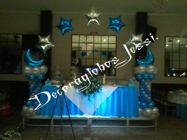 Arco azul rey con plata